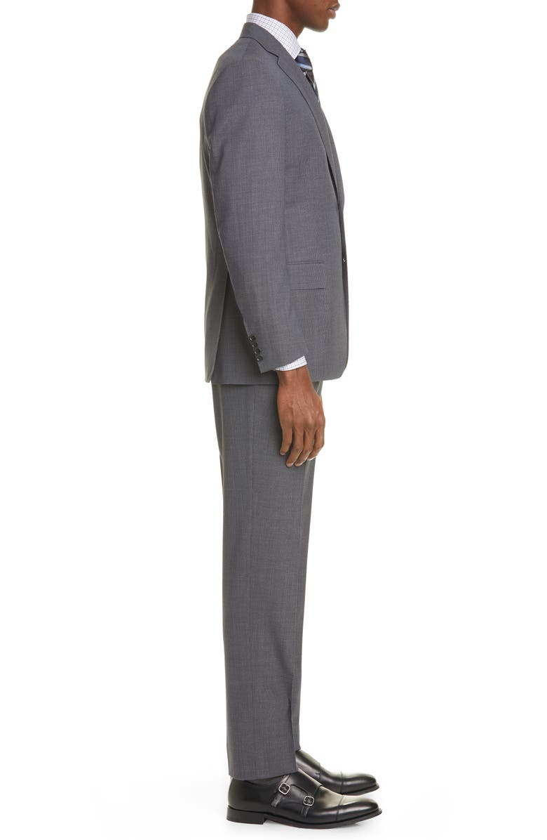Canali Siena Soft Classic Fit Houndstooth Wool Suit, Alternate, color, 