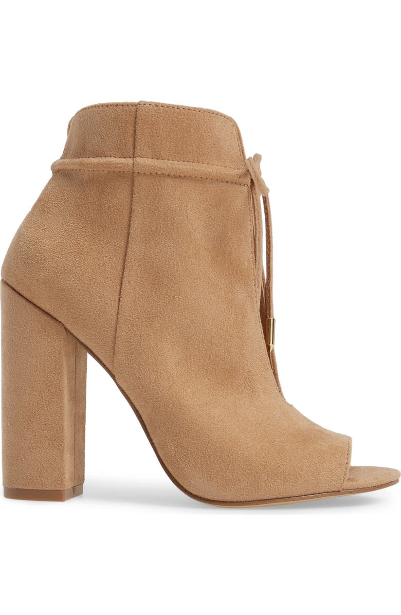 Daya by Zendaya Netty Open Toe Bootie, Alternate, color,