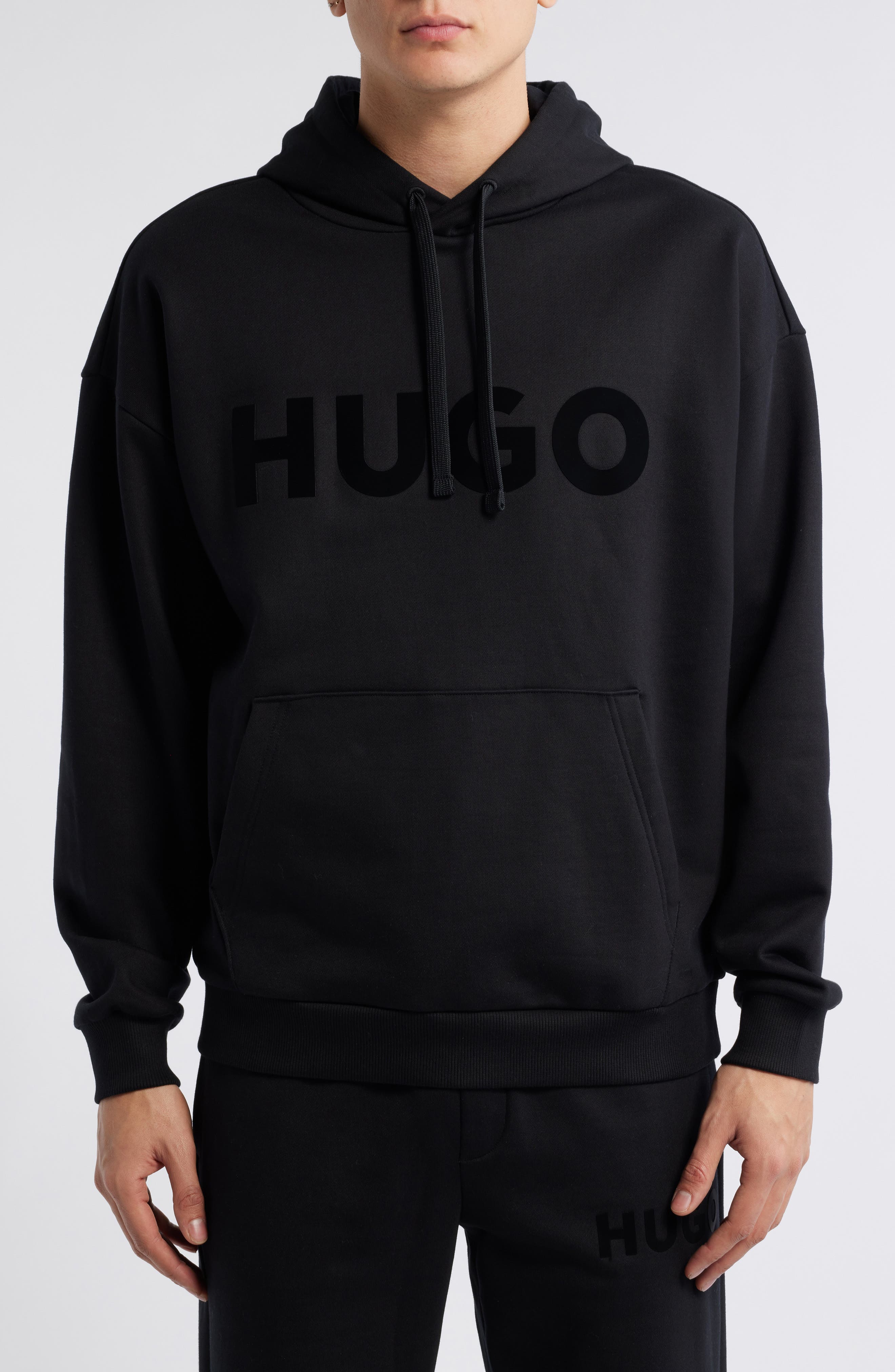 HUGO Ditchle Oversize Logo Graphic Hoodie (Men) | Nordstrom