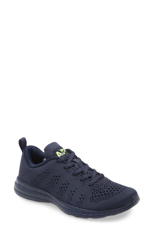 Apl Athletic Propulsion Labs Apl Techloom Pro Knit Running Shoe In Blue