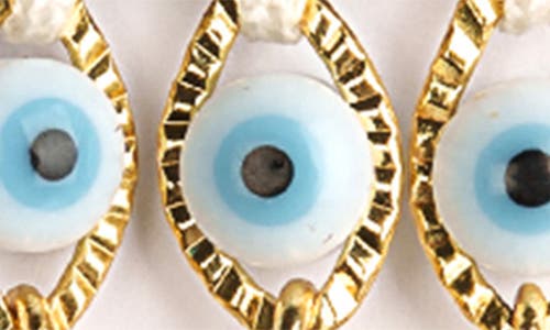Deepa Gurnani Helia Drop Earrings In Ivory