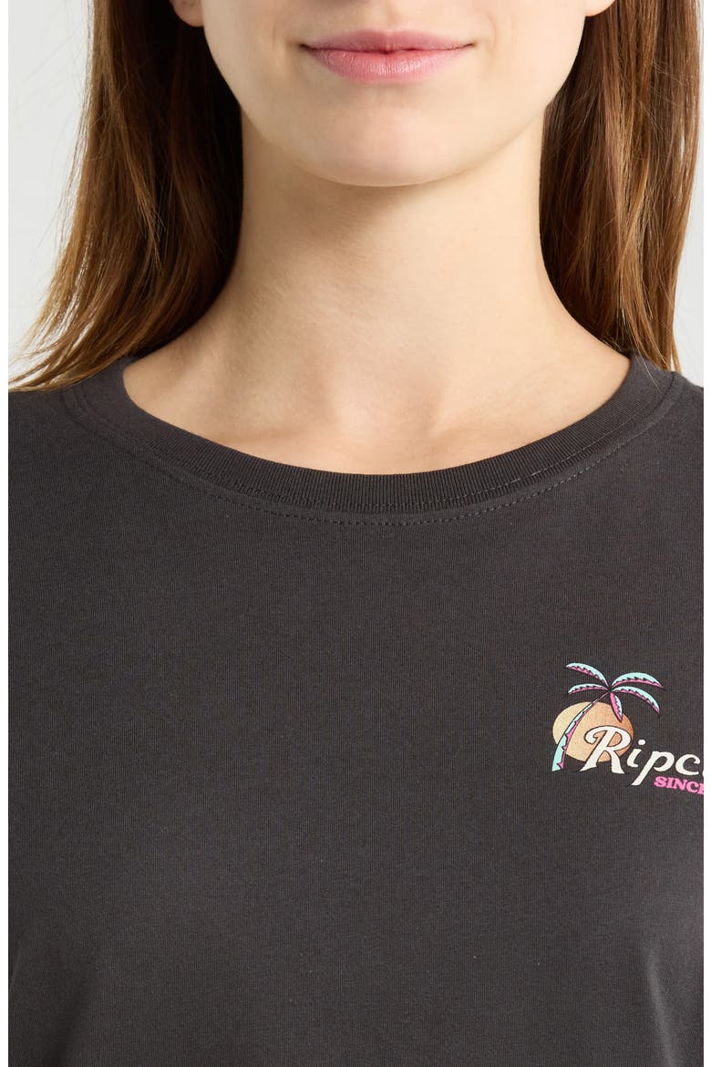 Tide Line Standard Graphic T-Shirt, Alternate, color, WASHED BLACK