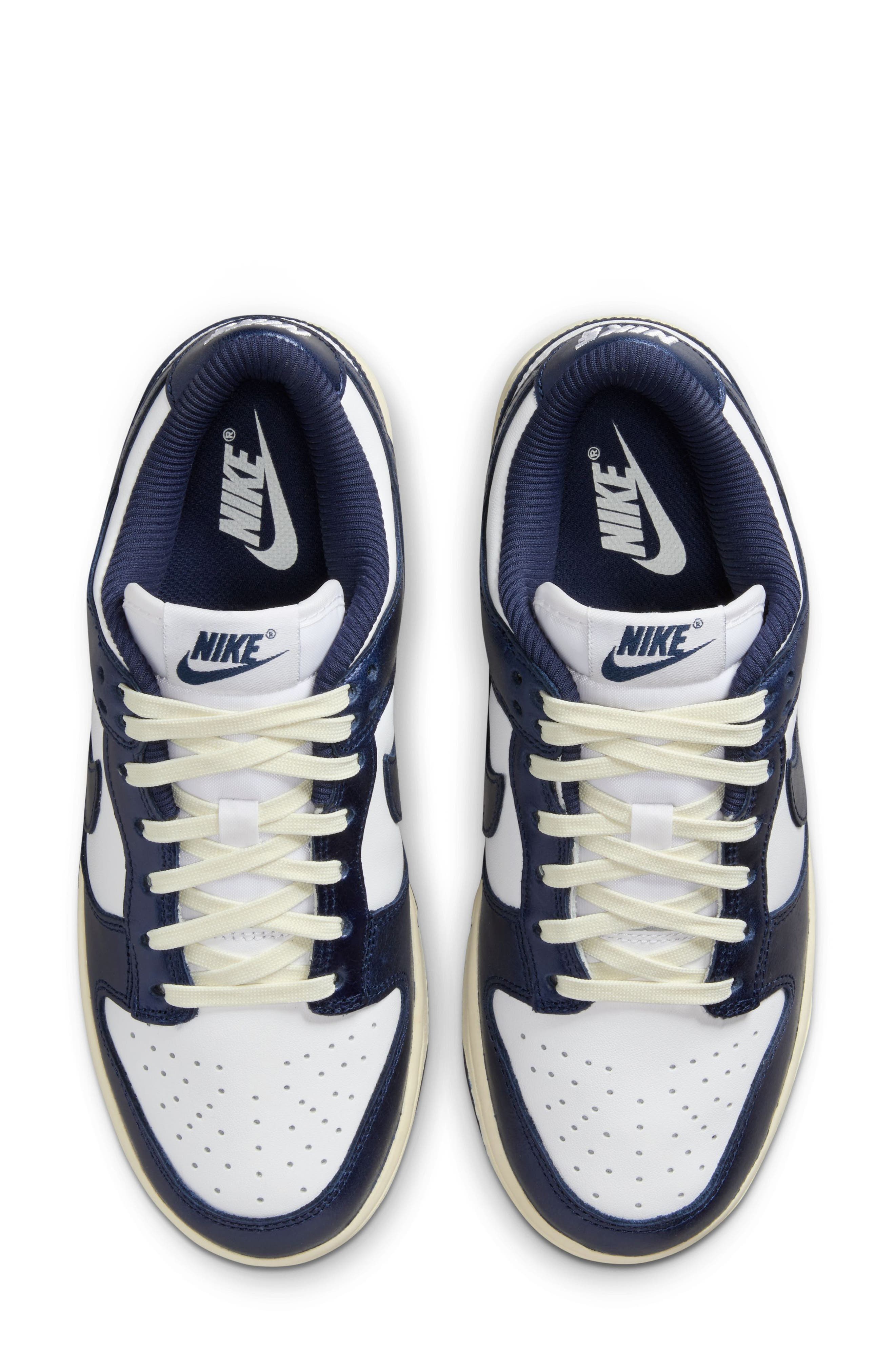 Dunk Low Premium Basketball Sneaker, Alternate, color, WHITE/ MIDNIGHT/ COCONUT MILK