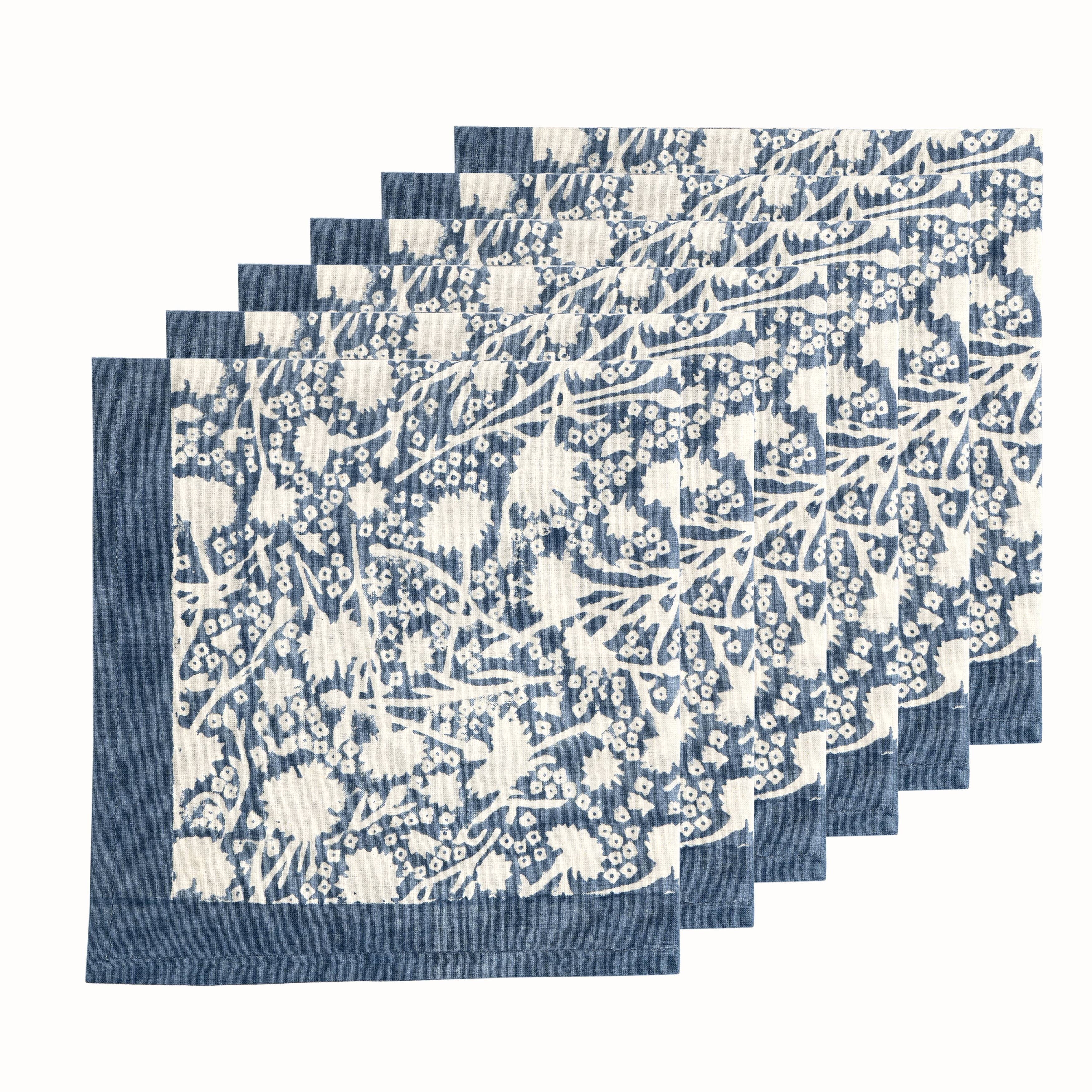 selected Bleu 19" x 19"