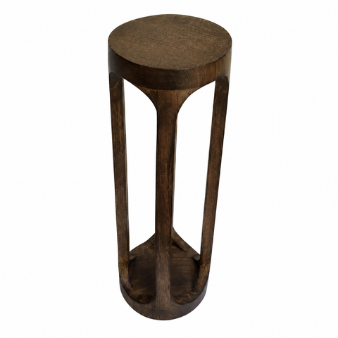 Mango Wood Handmade Round Drink Table
