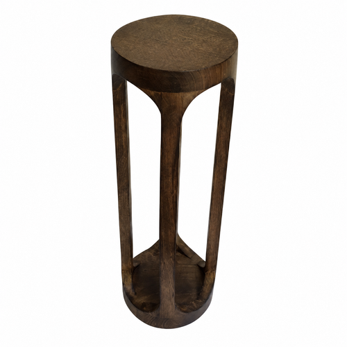 Expo Bazaar Mango Wood Handmade Round Drink Table in Natural Brown at Nordstrom