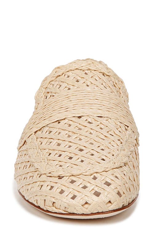 Vince Davis Flat Raffia Loafers In Natural