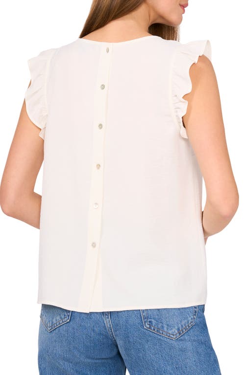 Halogen ® Textured Ruffle Button Top In New Ivory