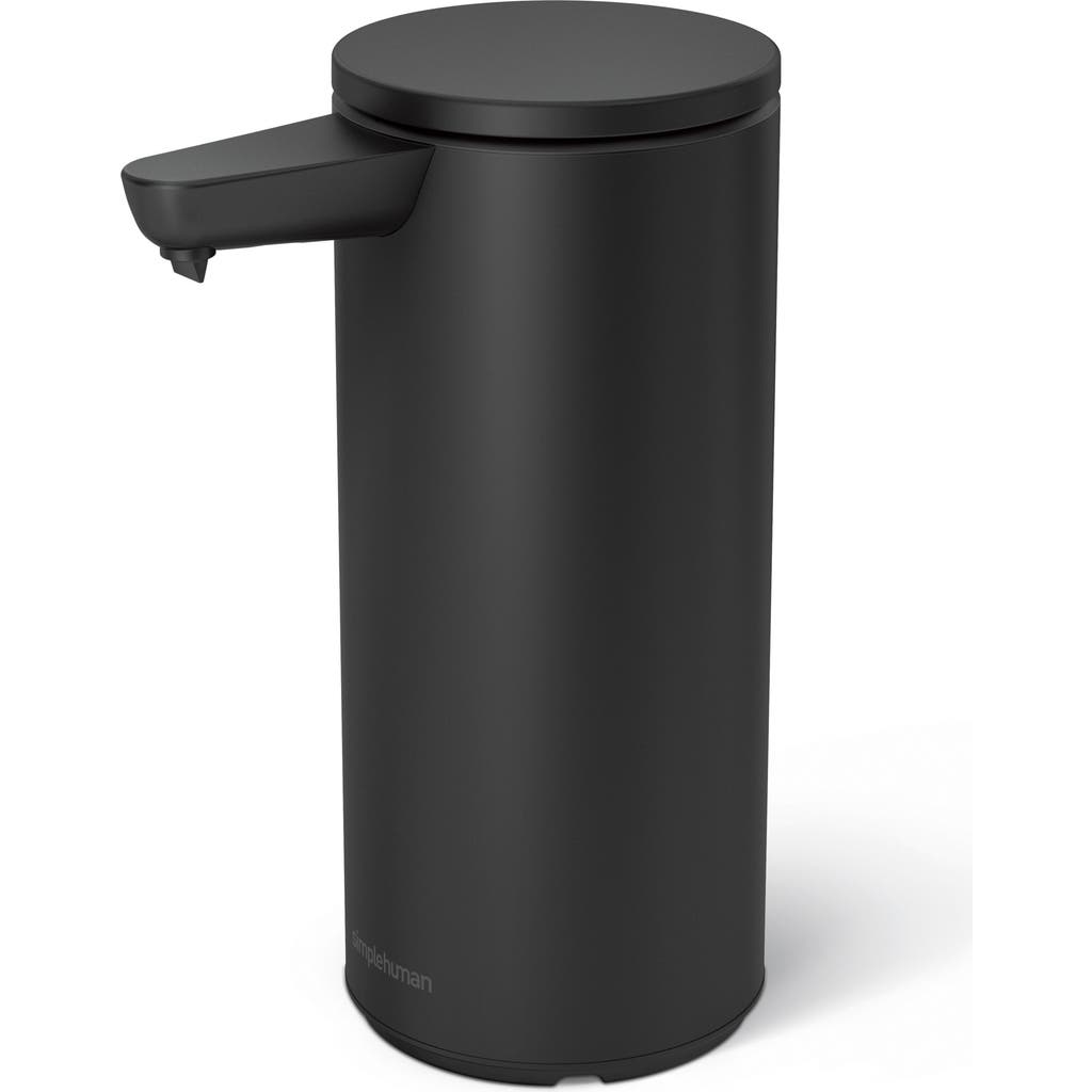 Simplehuman 9 Oz. Touch-free Automatic Rechargeable Sensor Liquid Soap Dispenser In Black