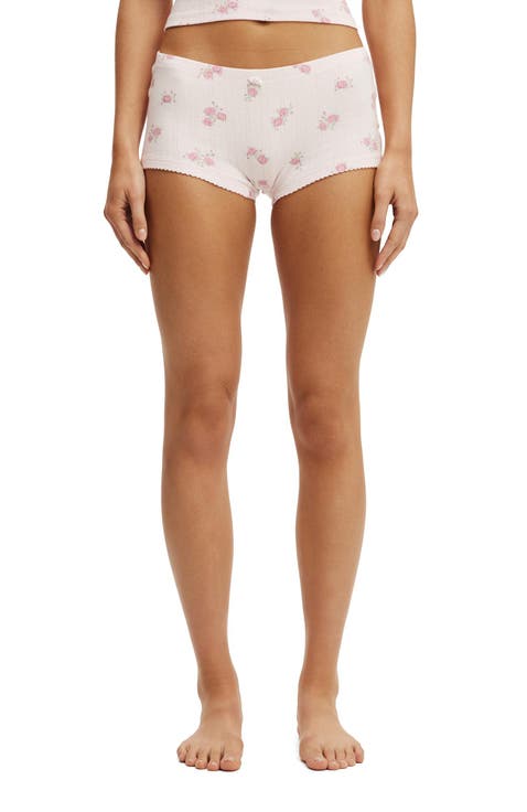 Women's Dreamy Soft Pointelle Micro Short