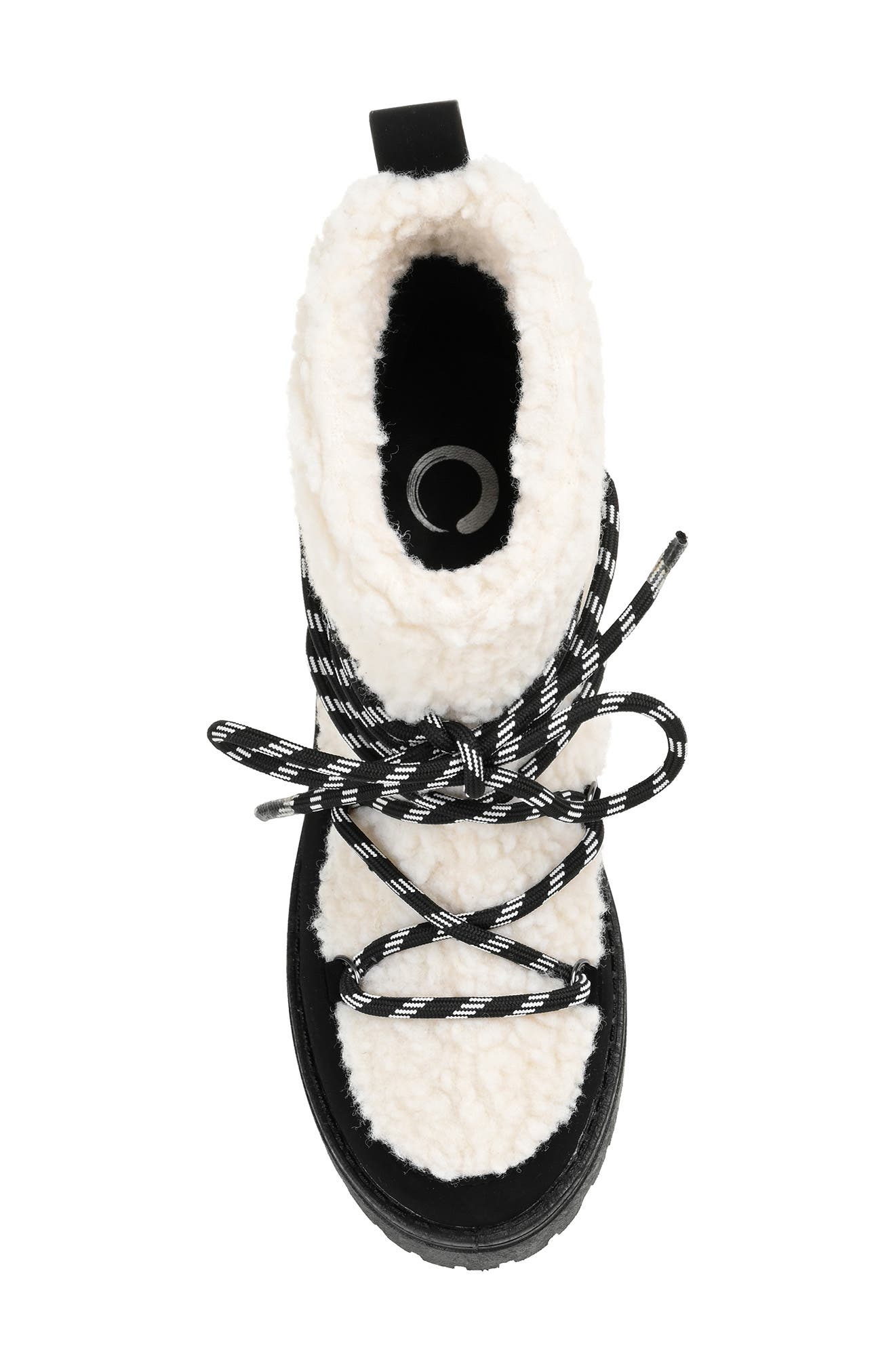 Journee Collection Roylynn Faux Shearling Lug Sole Boot, Alternate, color, 