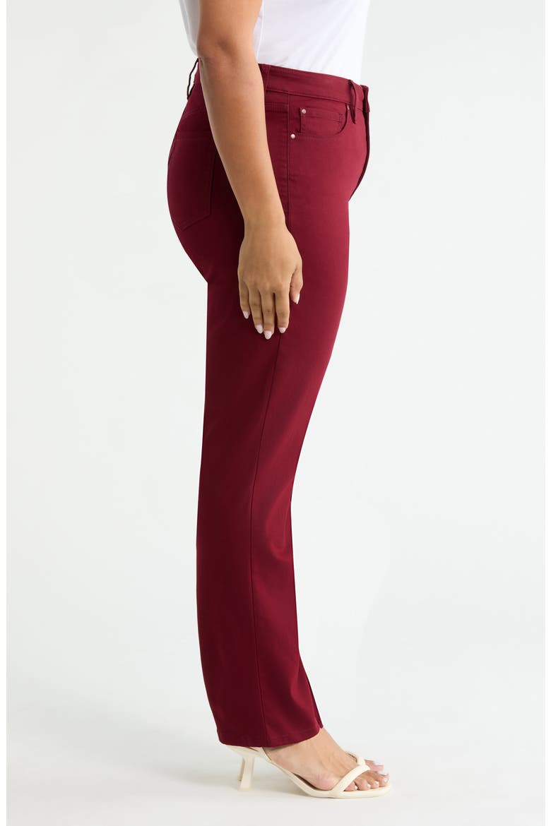 Lexington Straight Leg Jeans, Alternate, color, CLASSIC WINE