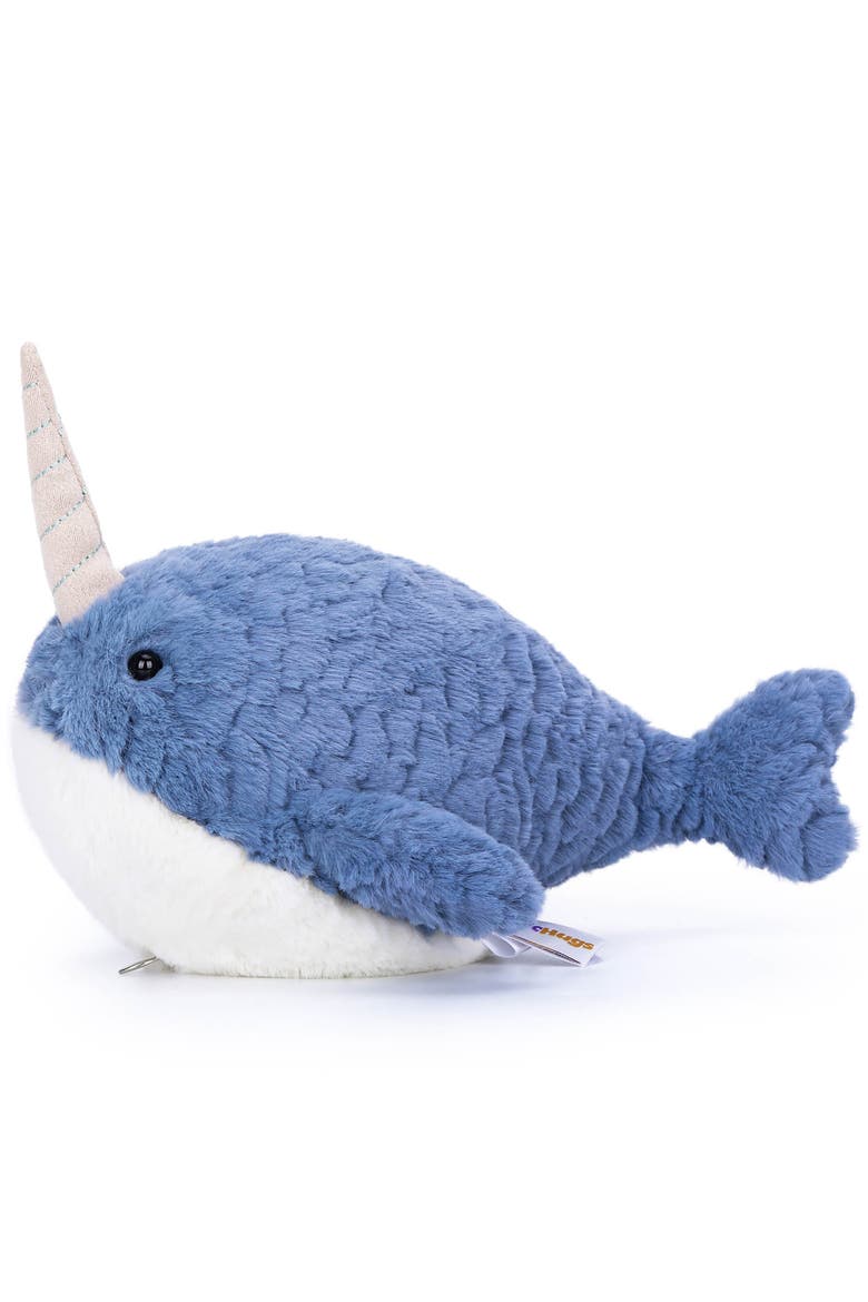 6 Inch Narwhal Henry Weighted Stuffed Animal, Alternate, color, Multicolored