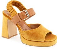 Christian Siriano Finzee Block Heel Platform Sandal