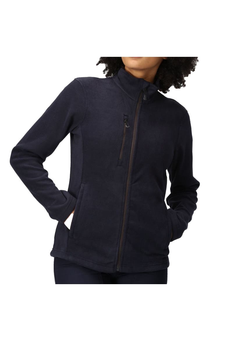 Honestly Made Fleece Jacket, Alternate, color, Navy