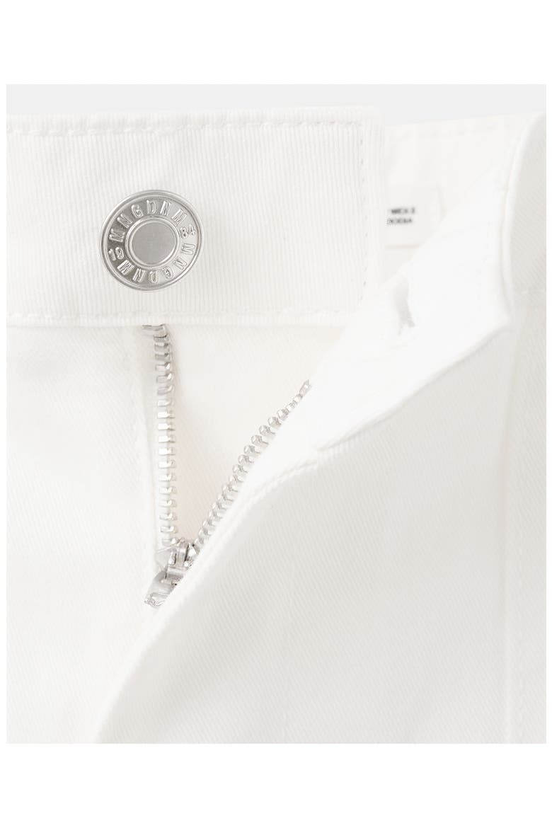 Wide Leg Cargo Jeans, Alternate, color, WHITE