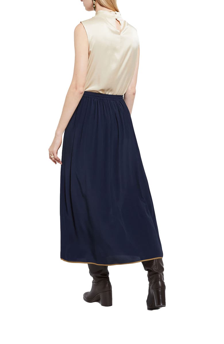 ottod'Ame Viscose Wide-Leg Trousers, Alternate, color, Blue