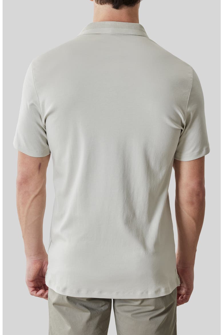 Georgia Pima Cotton Polo, Alternate, color, MOONSTONE