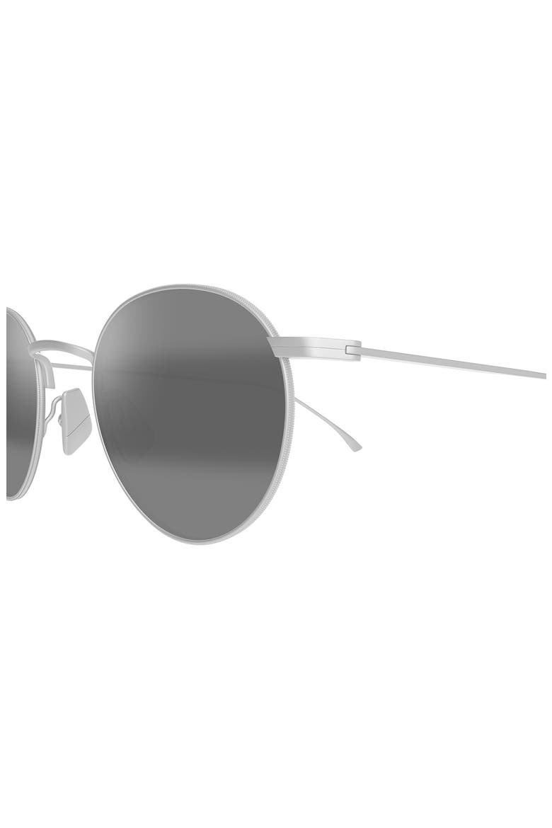 Kaapeha 48mm Small PolarizedPlus2® Round Sunglasses, Alternate, color, MATTE SILVER/ NEUTRAL GREY