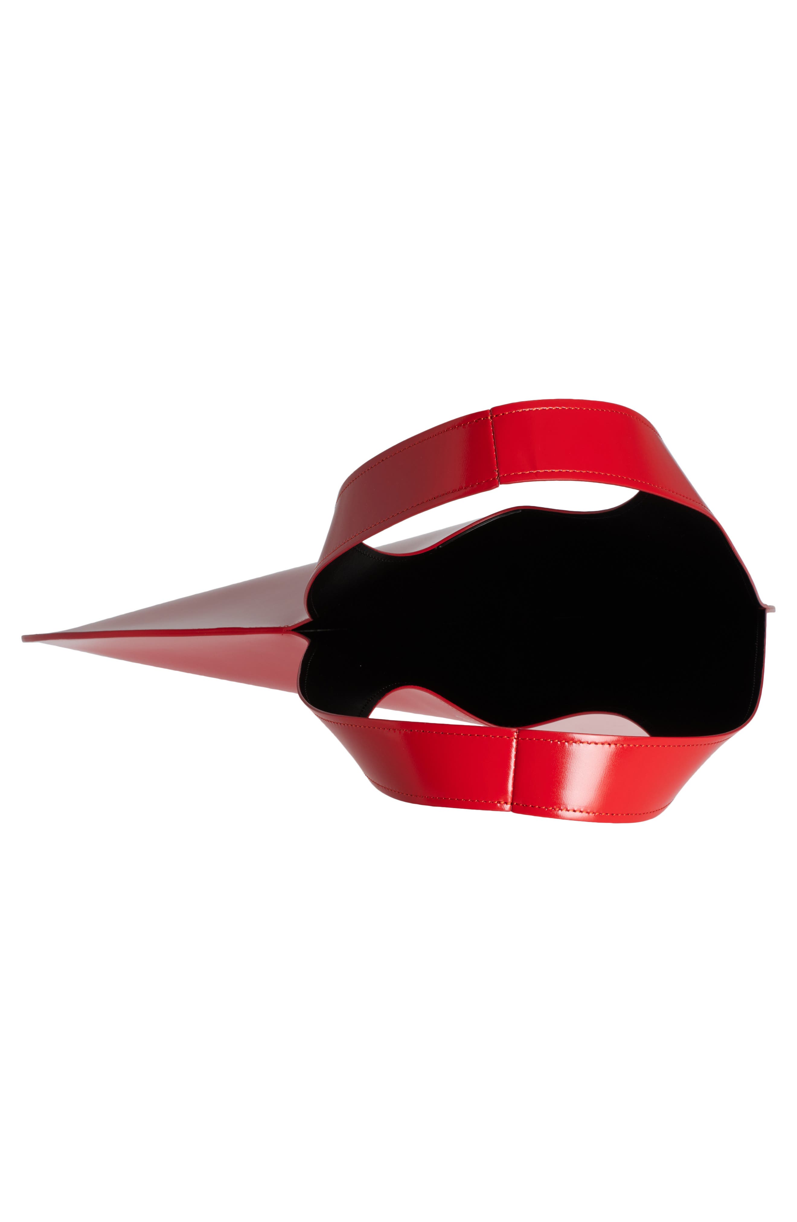 Coperni Heart Glossy Leather Tote, Alternate, color, 