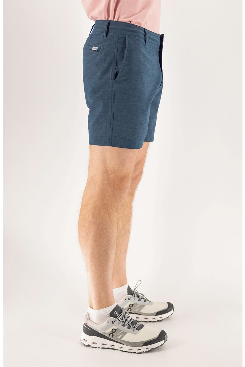 6-Inch Hybrid Chino Shorts, Alternate, color, NAVY BLAZER