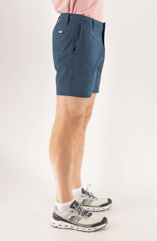 Devil-dog Dungarees 6-inch Hybrid Chino Shorts In Navy Blazer