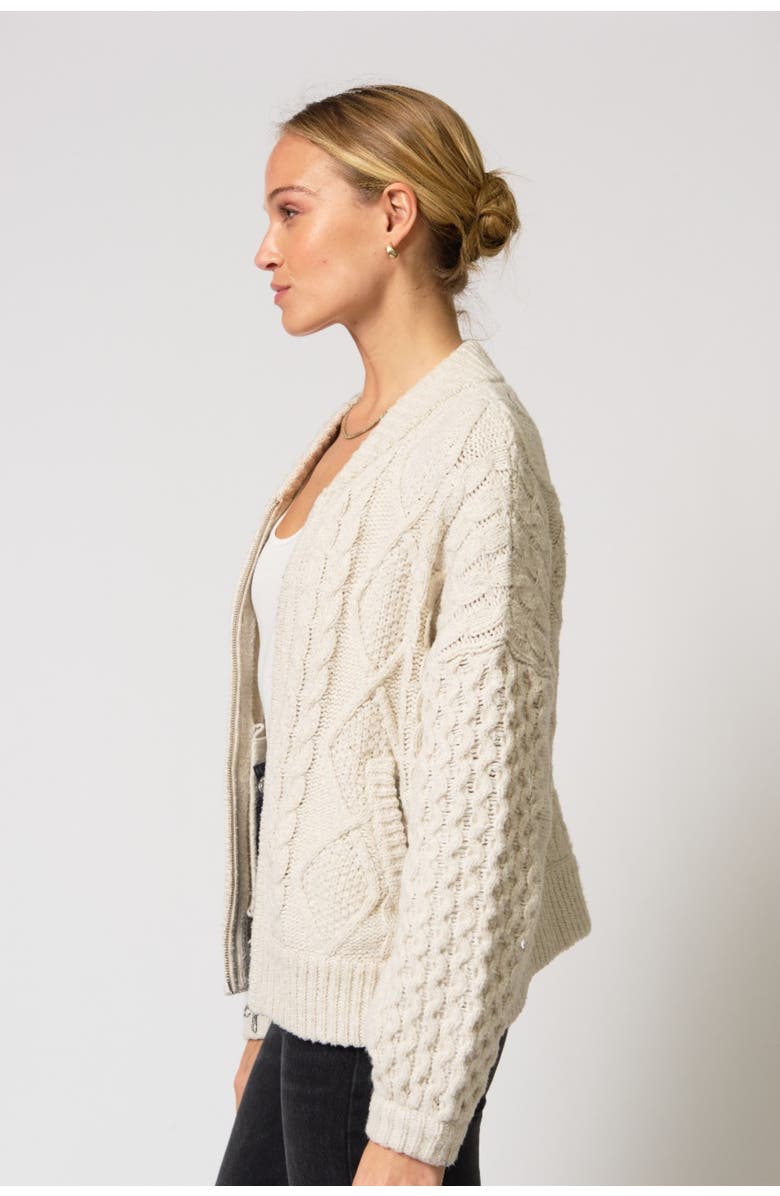 Central Park West Savannah Zip Up, Alternate, color, Oat