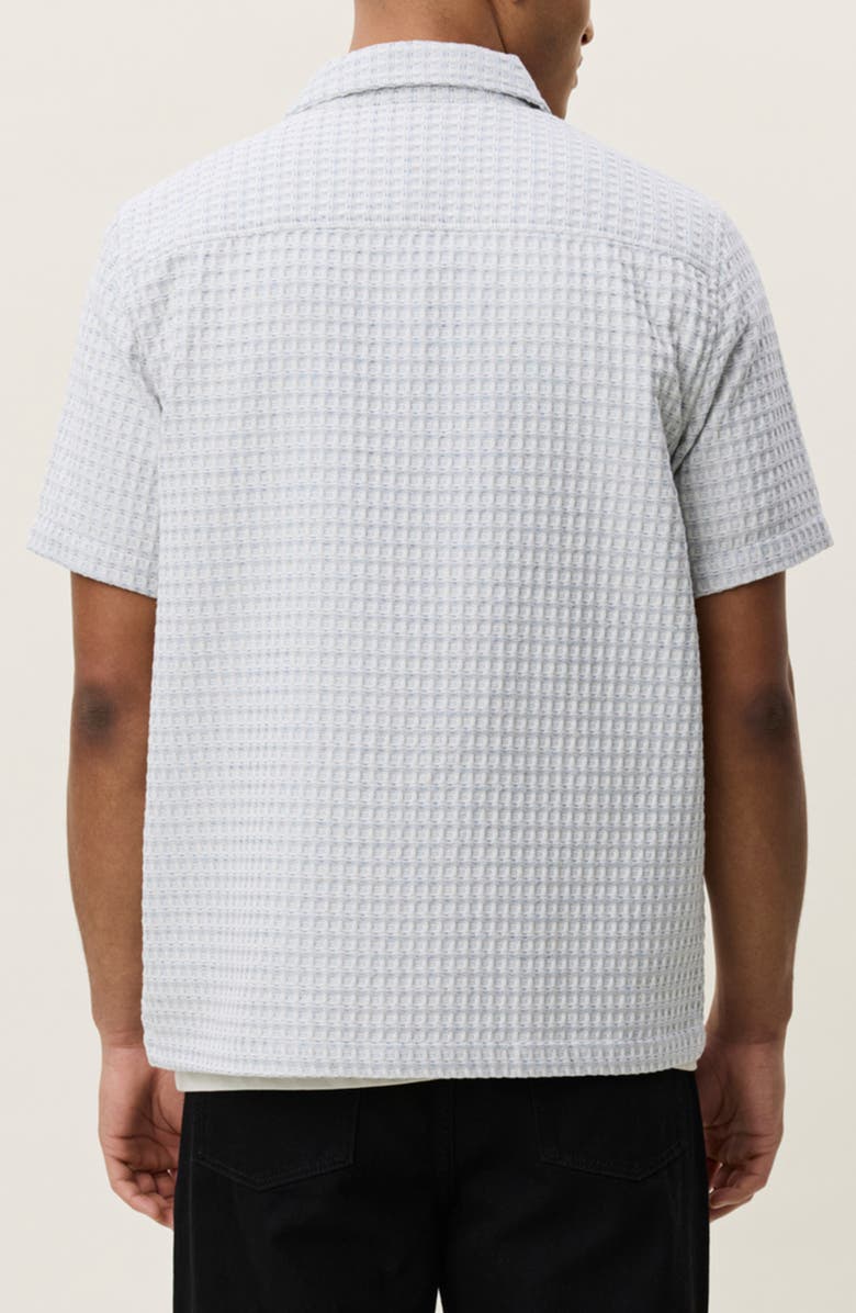 Les Deux Check Cotton Seersucker Button-Up Shirt, Alternate, color, Light Ivory