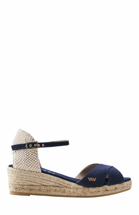 Salina Canvas Espadrille Sandal Wedges