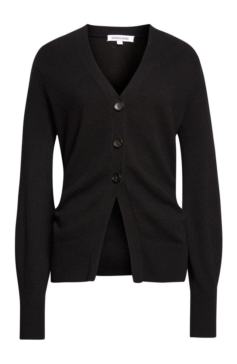 Veronica Beard Lamotte Cashmere Cardigan, Alternate, color, Black