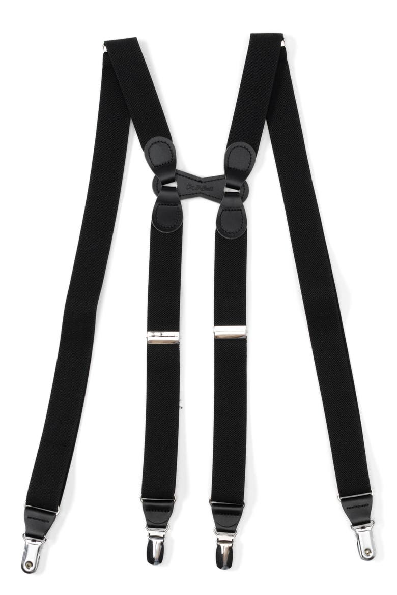 H-Back Elastic Suspenders, Main, color, BLACK