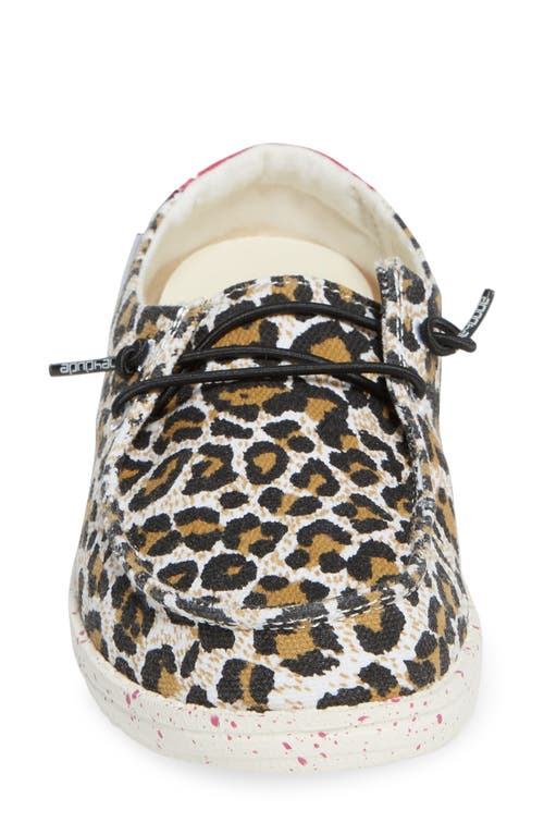 Hey Dude Wendy Moc Toe Sneaker In Cheetah