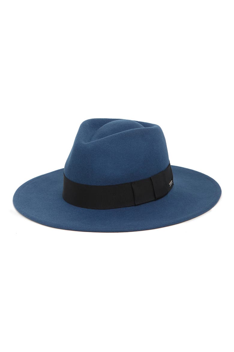 Joanna Felt Hat, Main, color, JOE BLUE/ BLACK