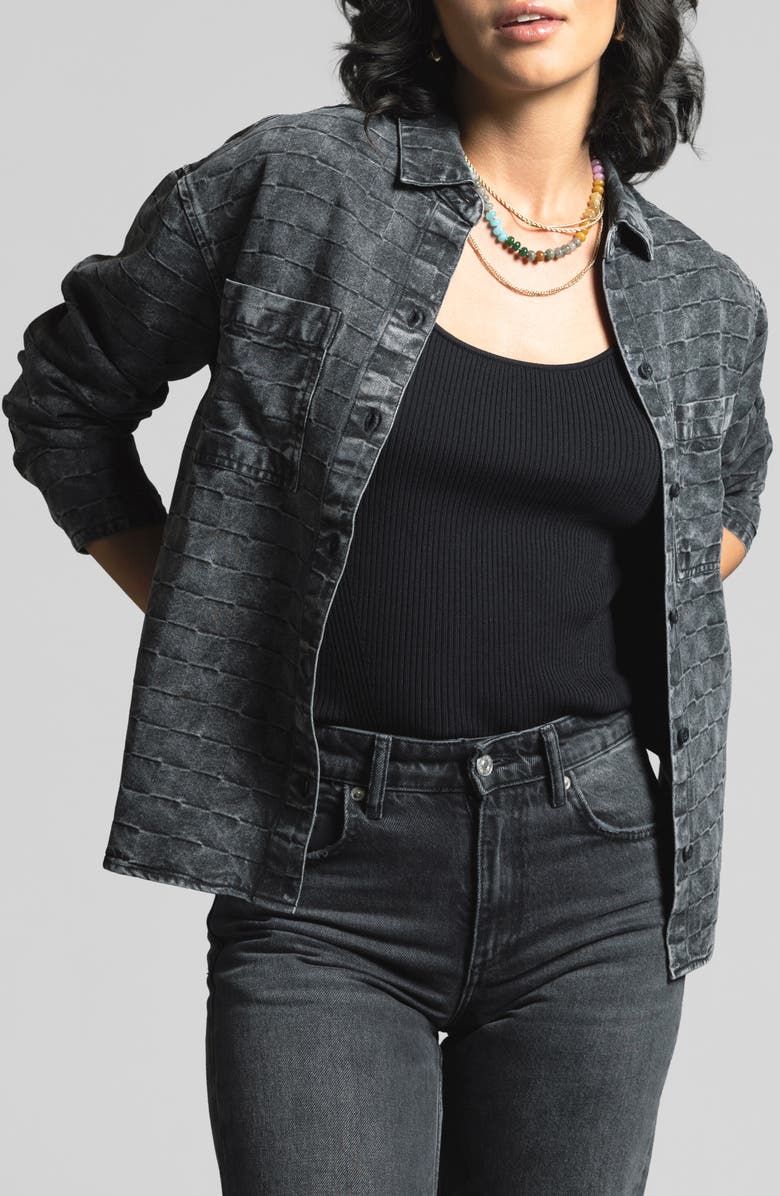 WEEKEND LOS ANGELES Adoria Texture Shirt, Main, color,