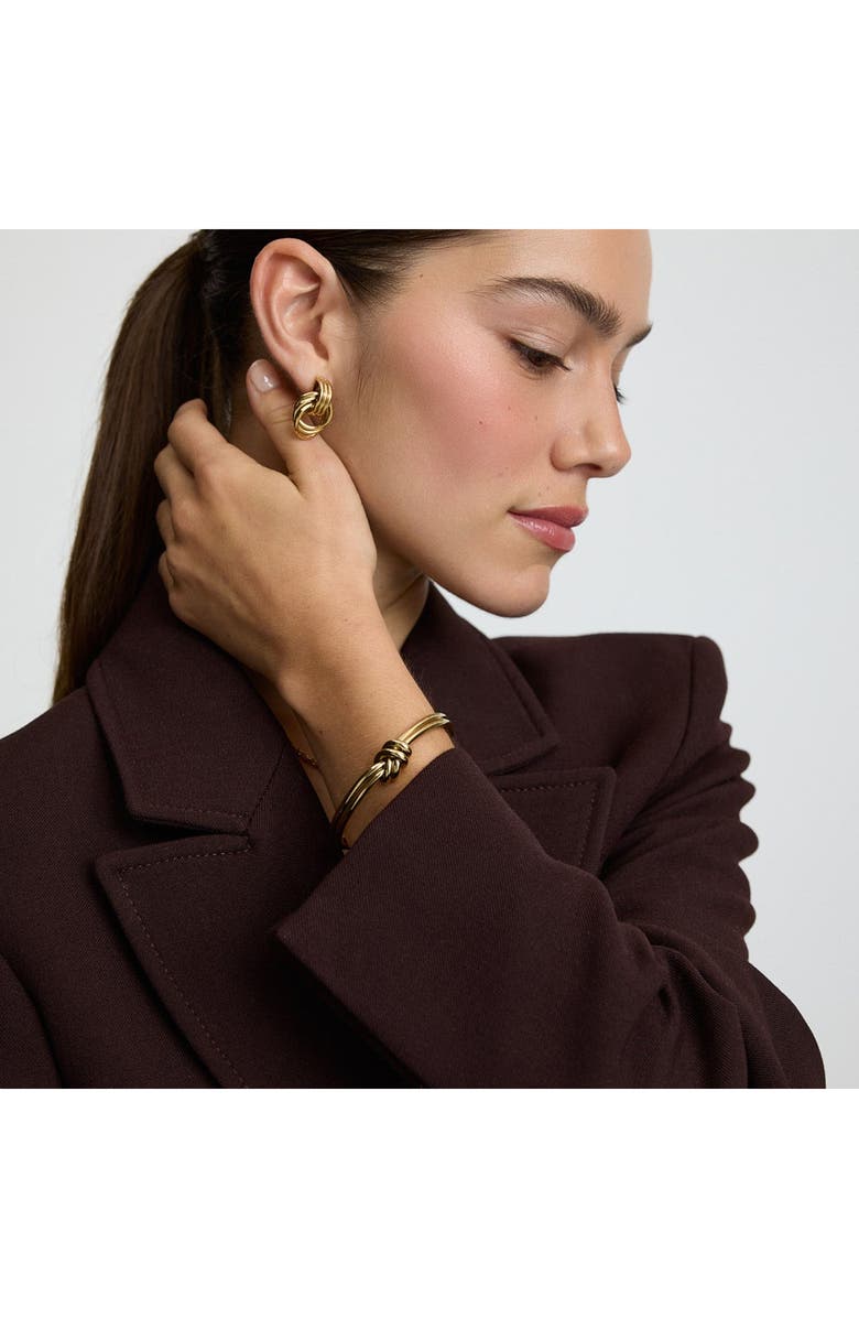 D.LOUISE Knots Cuff Bracelet, Alternate, color, Gold