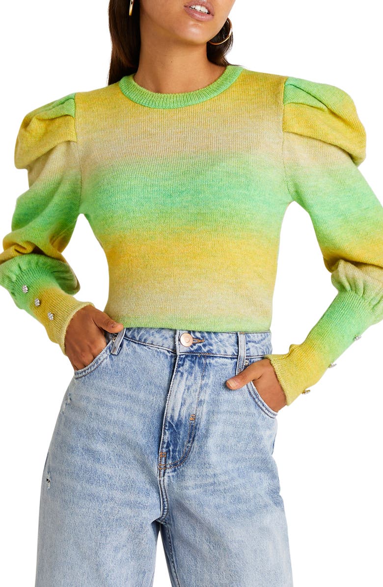 River Island Ombré Stripe Sweater, Main, color, 