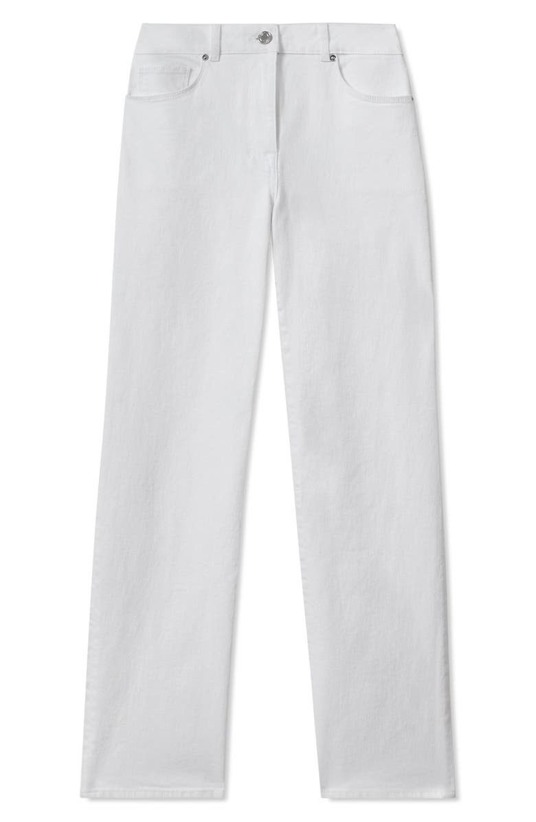 Reiss Selin Crop Straight Leg Jeans, Alternate, color, White