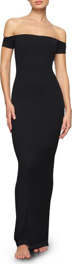 crepe off-the-shoulder cocktail dress Zoella Navy Off The Shoulder Crepe Mini Dress - US 16