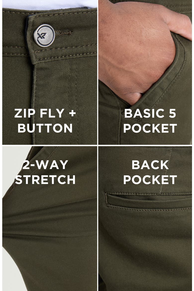 Flat Front Chino Shorts, Alternate, color, OLIVE