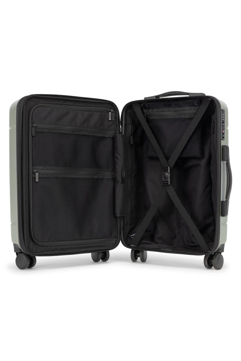 Hue 22-Inch Expandable Carry-On Suitcase, Alternate, color, JUNIPER