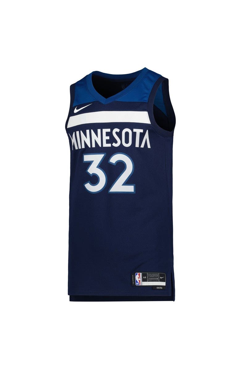 Nike Unisex Nike Karl-Anthony Towns Navy Minnesota Timberwolves Swingman Jersey - Icon Edition, Alternate, color, 