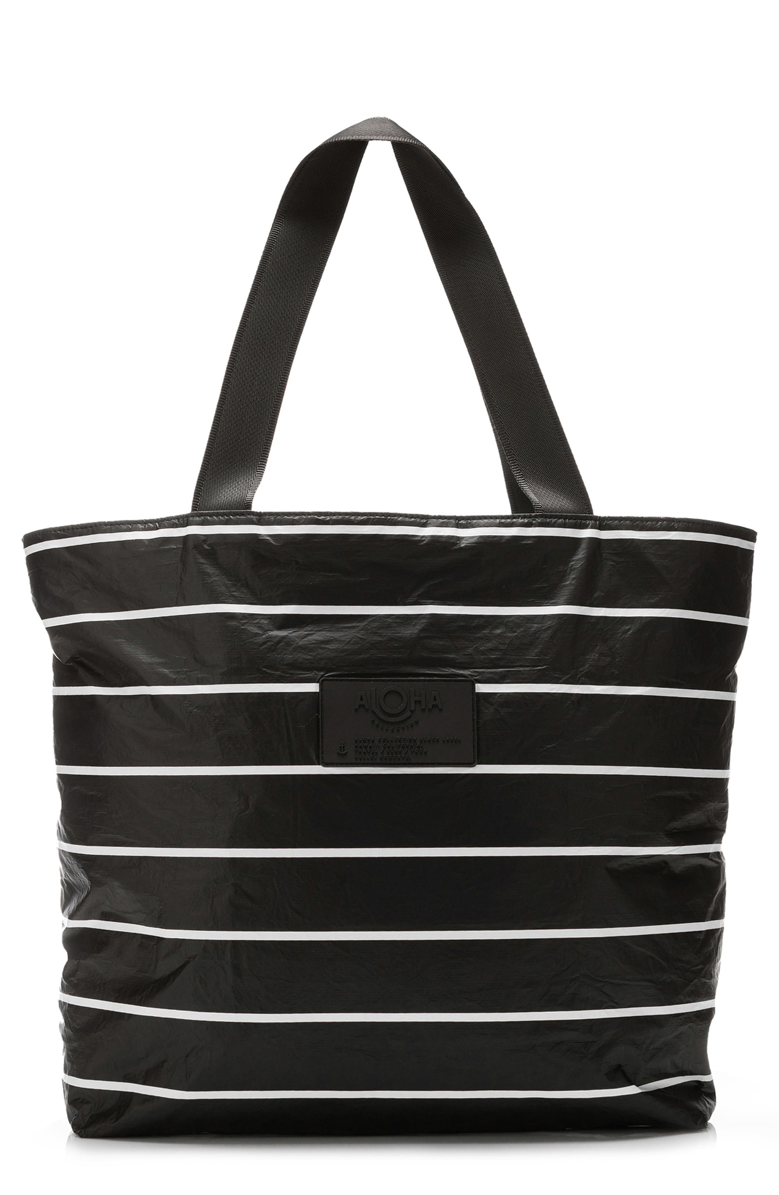 Aloha Collection Day Tripper Pinstripe Water Resistant Tyvek® Tote