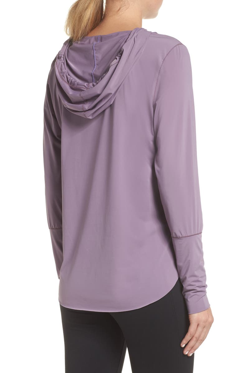 Maaji Waves Lilac Crop Top, Alternate, color, 