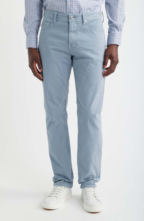 Everett Stretch Sateen Slim Straight Pants