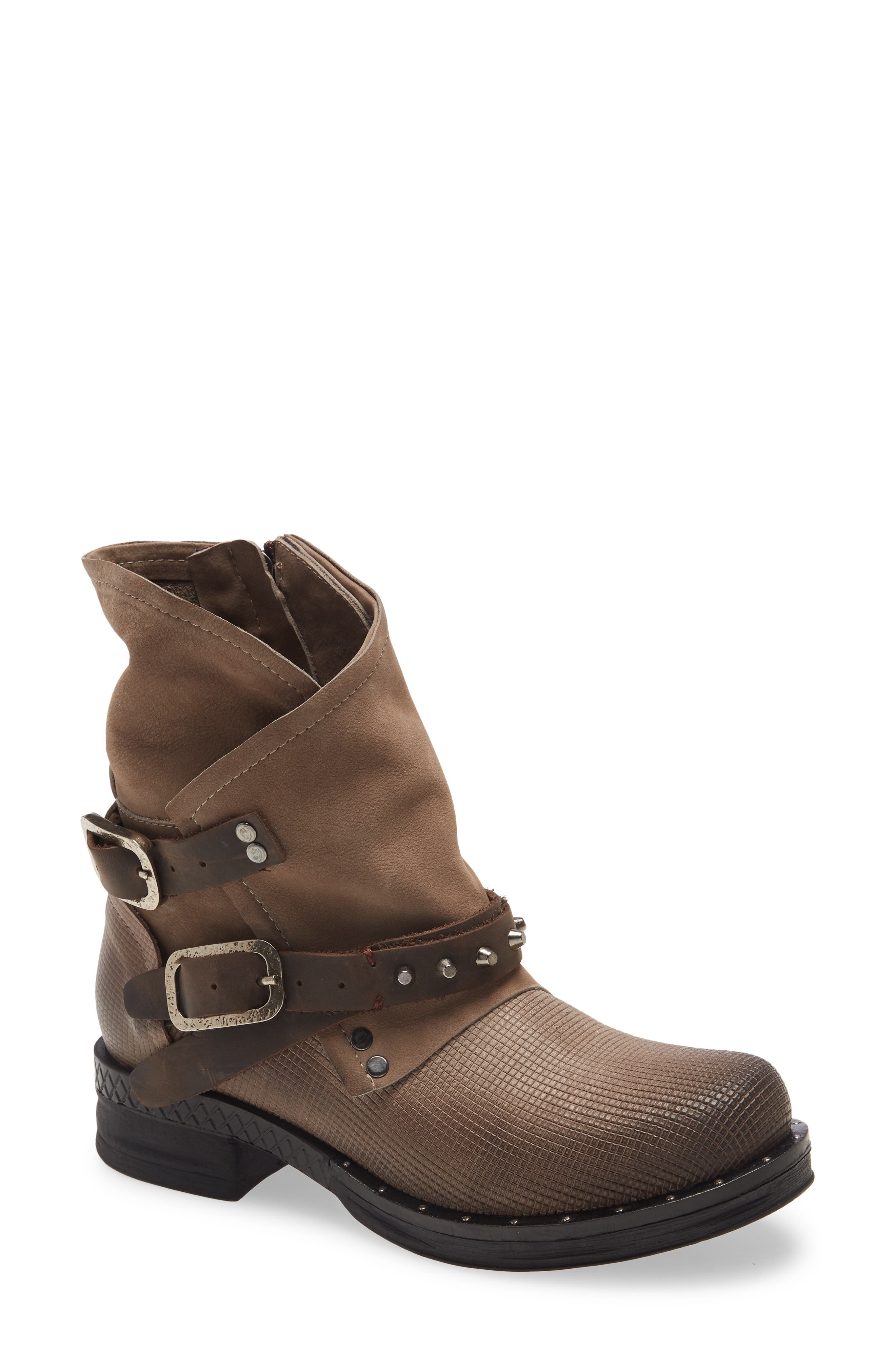 Steppe Moto Boot, Main, color, TAUPE LEATHER