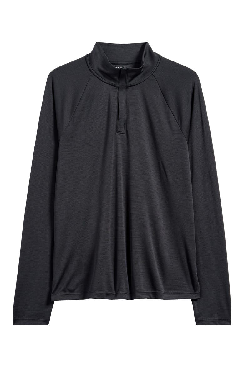 Course Quarter-Zip Pullover, Main, color, BLACK CAVIAR