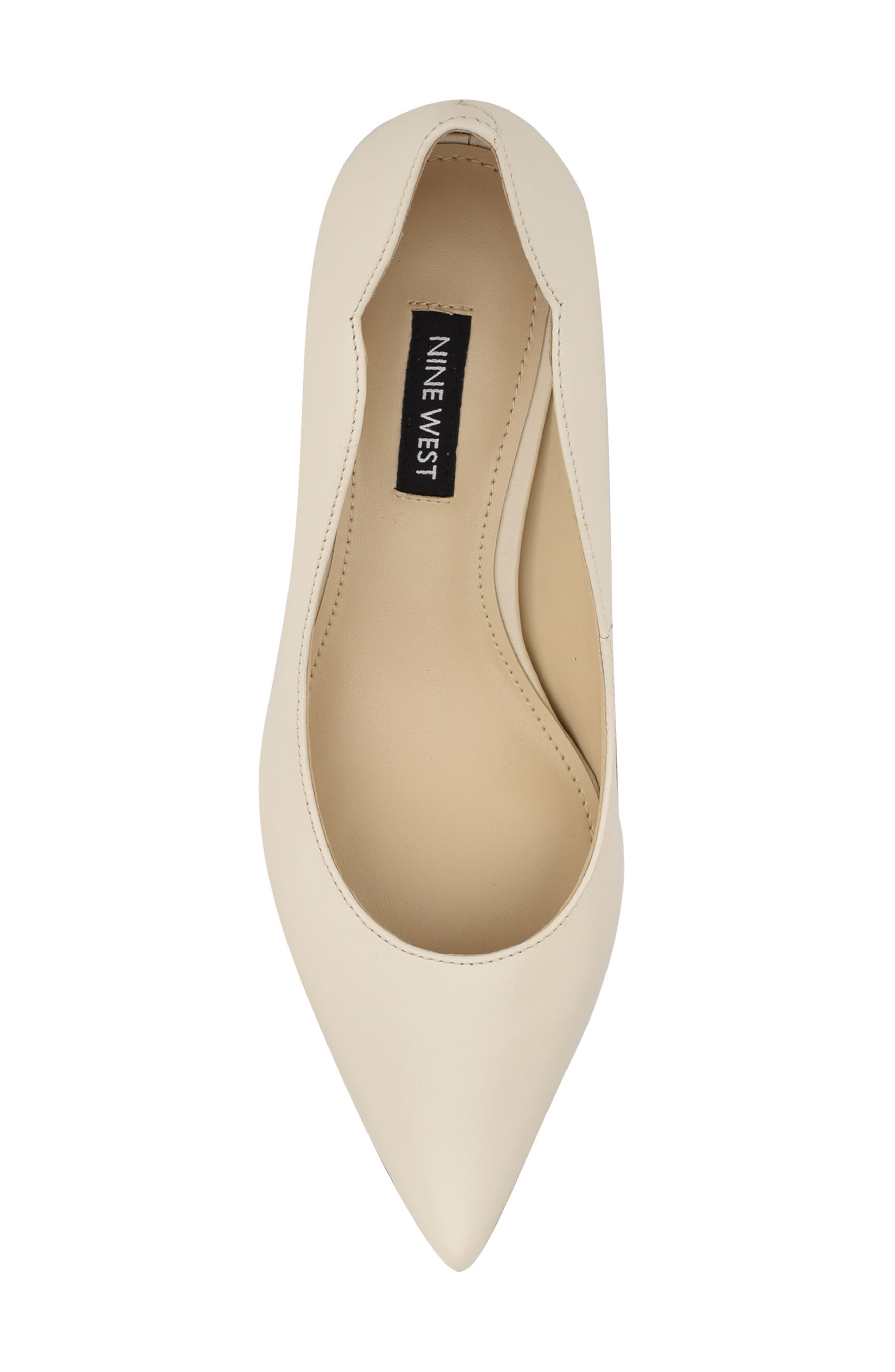 Abaline Pointy Toe Pump, Alternate, color, IVORY LEATHER