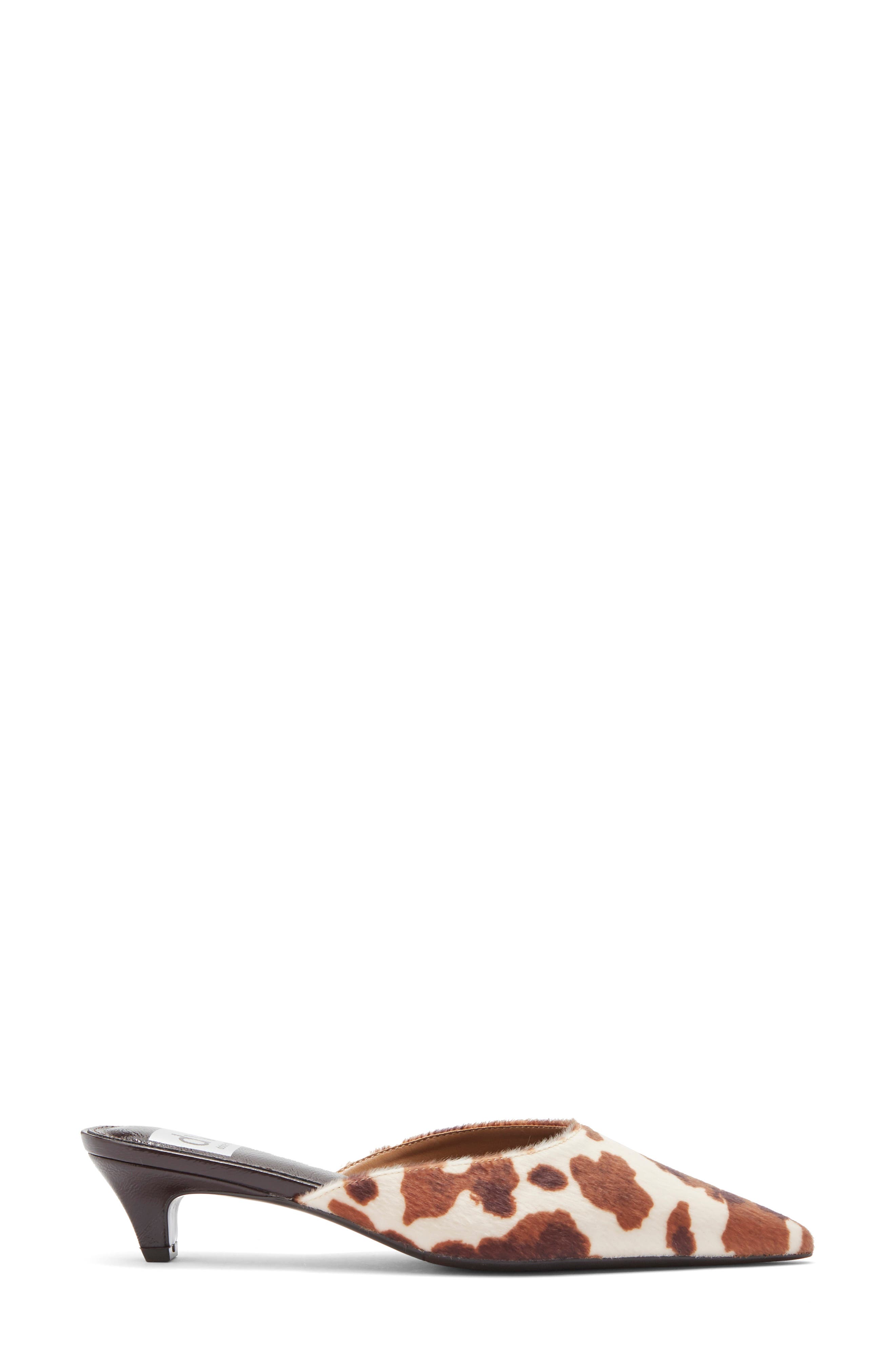 Pointed Toe Mule, Alternate, color, BROWN COW