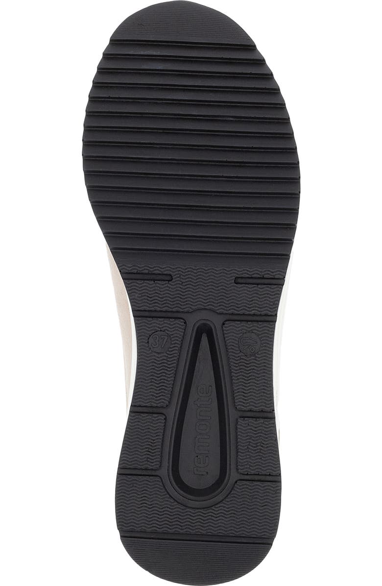 REMONTE Eleni Wedge Sneaker, Alternate, color, Black/Jute/Ginger-Go