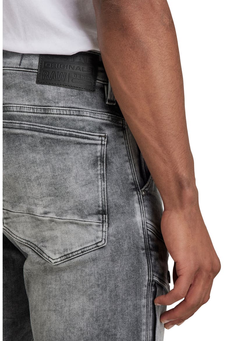 Airblaze 3D Cargo Skinny Jeans, Alternate, color, FADED SEAL GREY